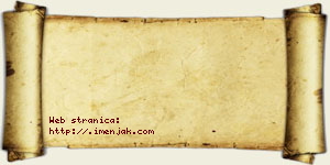 Jana Zeremski vizit kartica